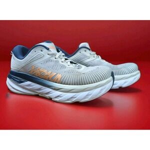 Hoka One One Bondi 7 Women's Size 8D WIDE Running Shoes *Needs Soles*